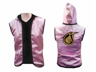 KANONG Custom Woman Muay Thai Hoodies / Walk in Hoodies Jacket for Woman : Pink