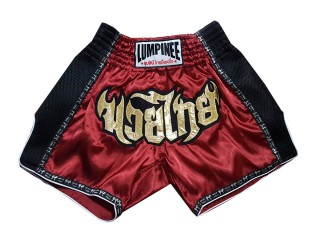 Lumpinee Child Muay Thai Shorts : LUMRTO-003-Maroon-K