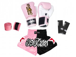 Kids Muay Thai Products Set : Light Pink