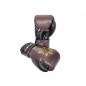 Kanong Genuine Leather Boxing Gloves : Brown/Black