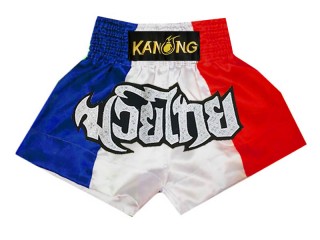 Kanong Muay Thai boxing Shorts : KNS-137-France