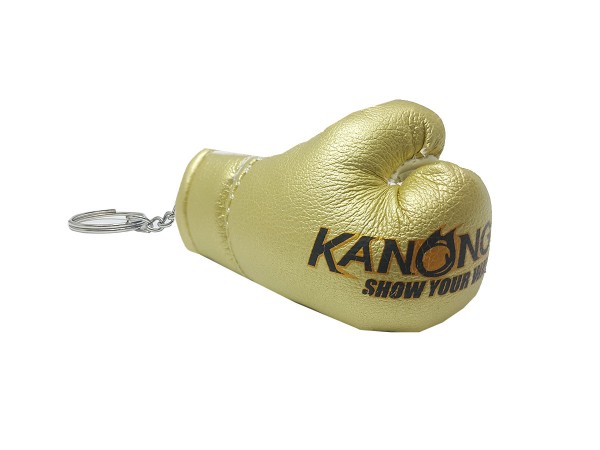 Kanong Muay Thai Boxing Glove Keyring : Gold