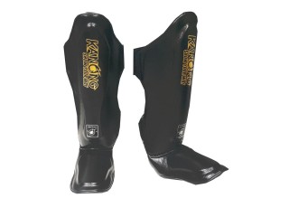 Kanong Muay Thai Shin Pads : Black