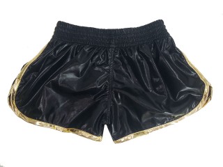 Kanong Muay Thai Shorts womens : KNSWO-401-Black