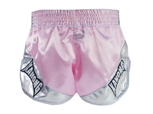 Details about   Muay Thai Boxing Shorts Pink Satin KANONG Lai Thai Collection 