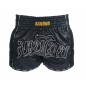 Kanong Retro Thai Boxing Shorts : KNSRTO-206-Black