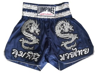 Lumpinee Muay Thai Shorts : LUM-038 Navy